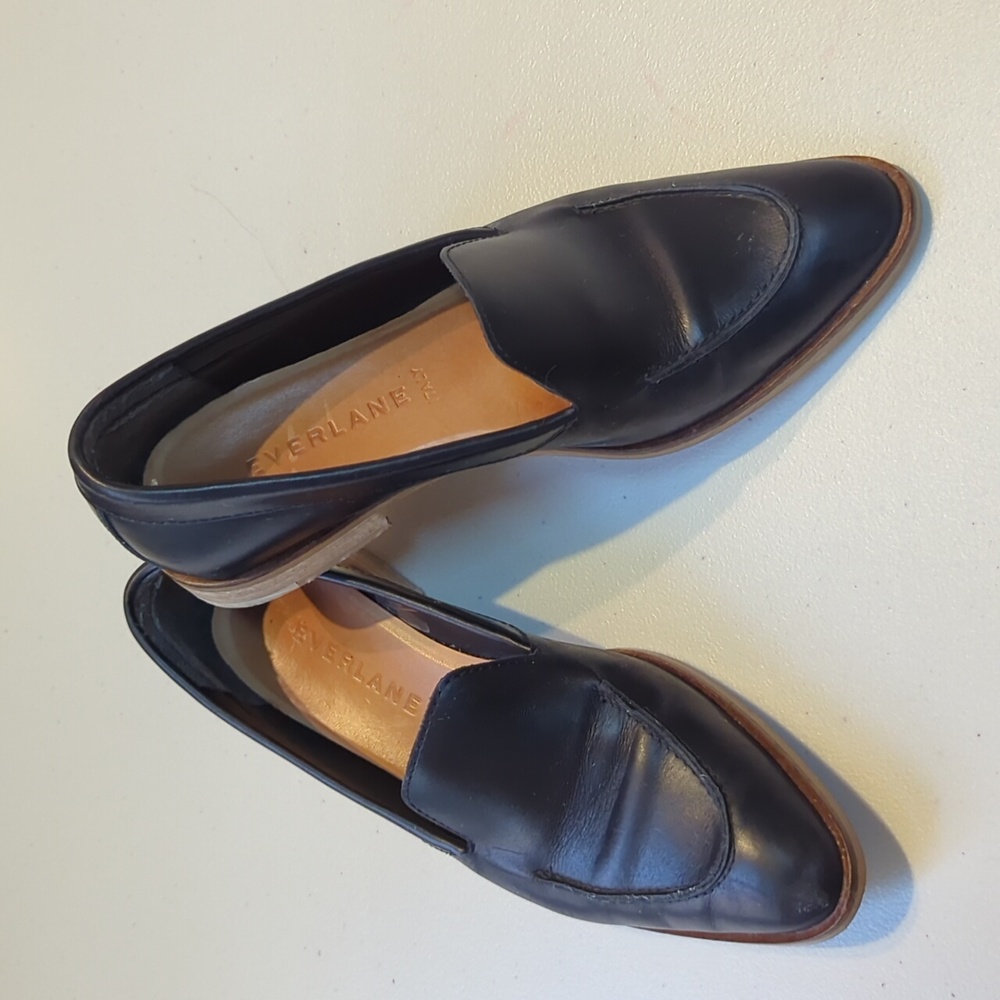 Everlane, The Modern Loafer, Black leather. size 7.5